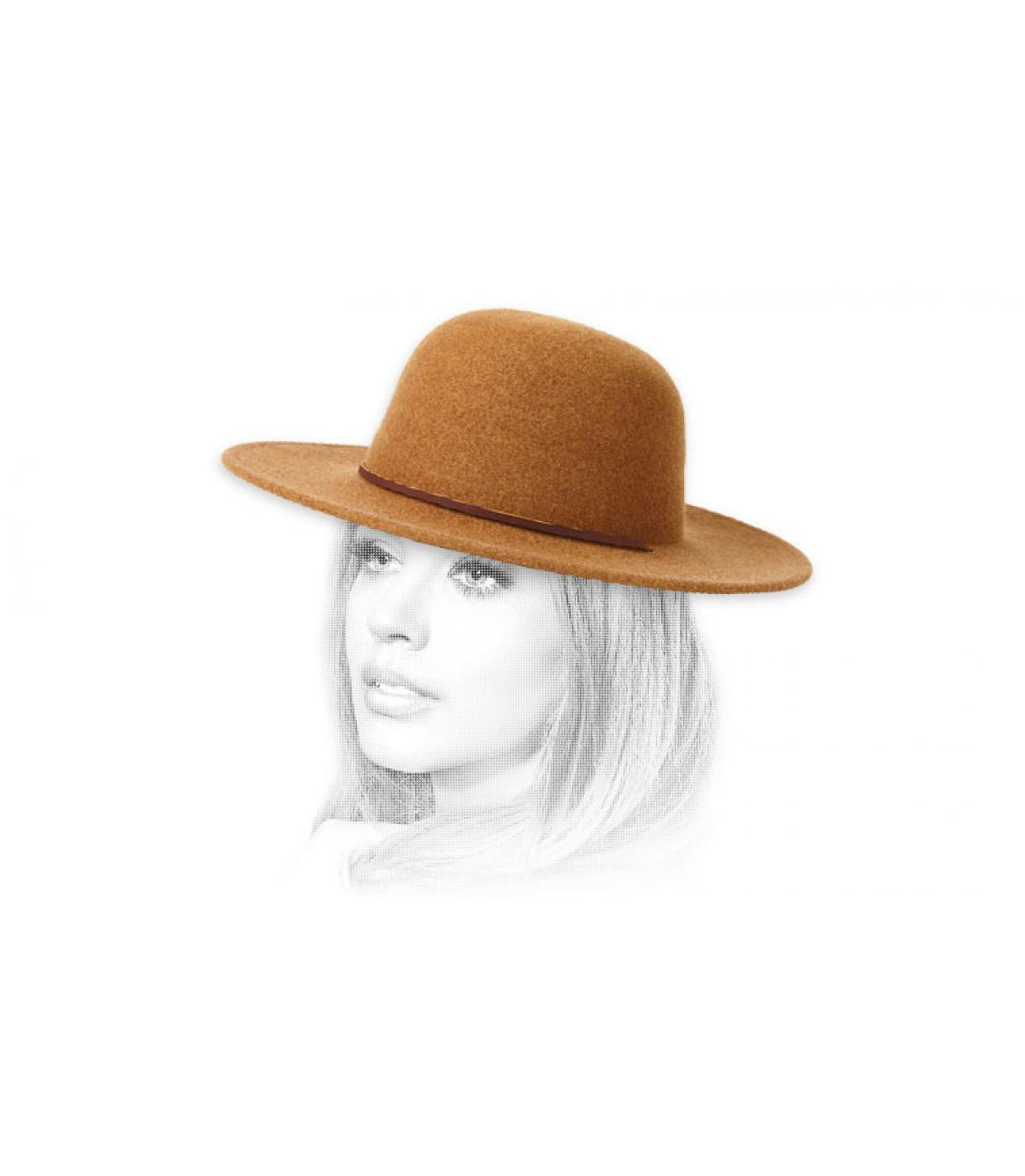 cappello di feltro donna beige Tiller heather coffee wmn cappello di feltro donna beige Tiller heather coffee wmn